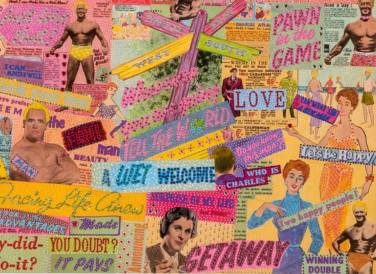 Original Other Love Collage by Elizabeth Bessant