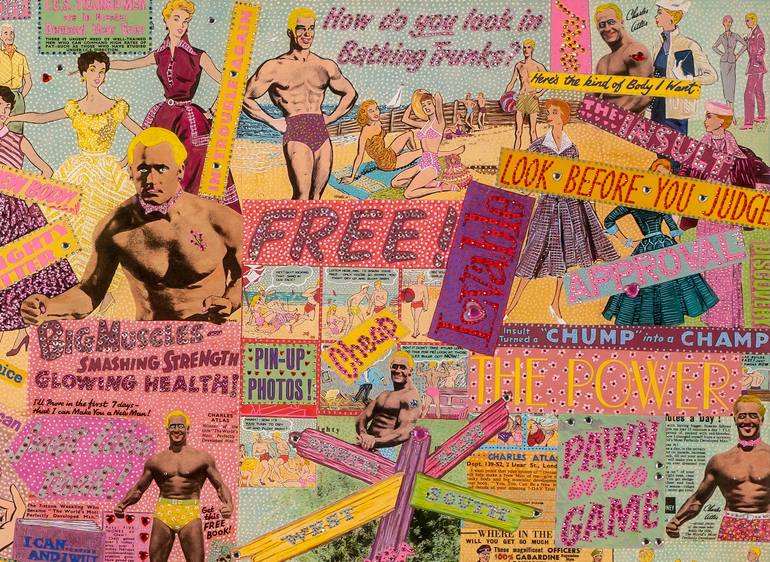 Original Other Love Collage by Elizabeth Bessant