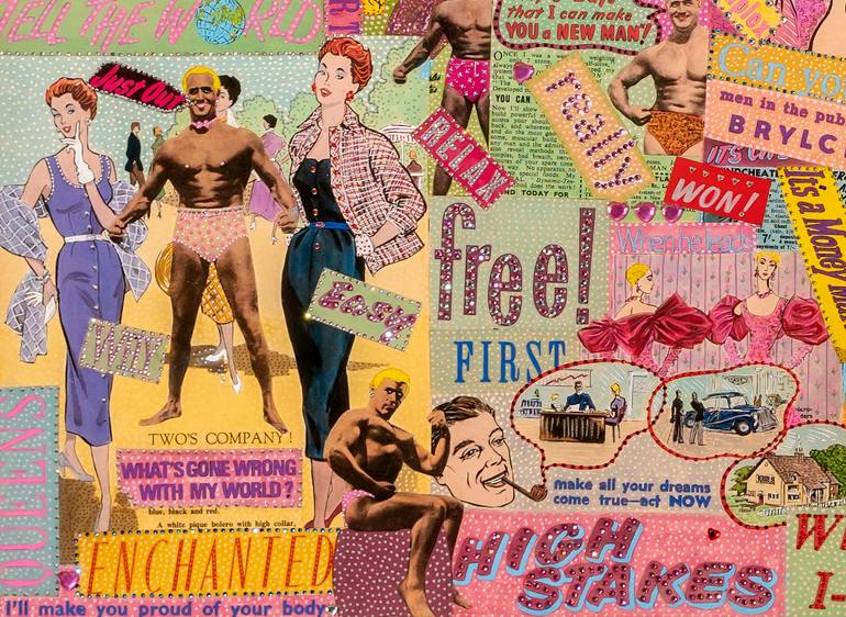 Original Other Love Collage by Elizabeth Bessant