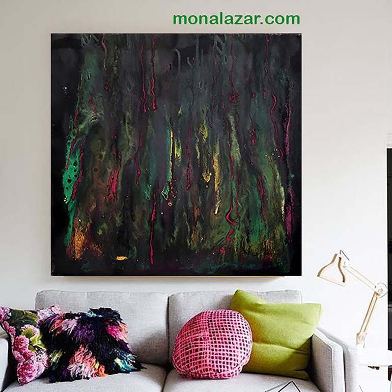 Original Modern Abstract Painting by Mona Lazar