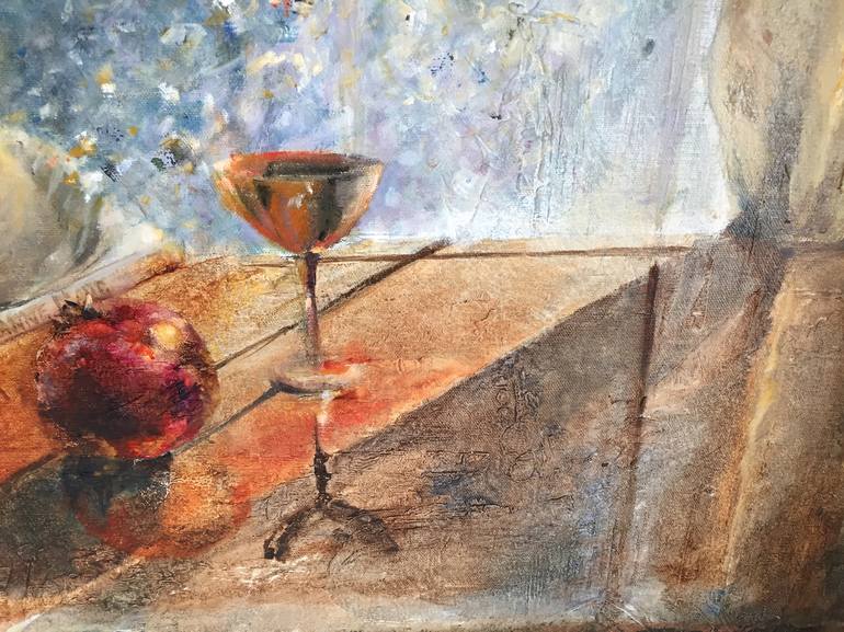 Original Expressionism Still Life Painting by Evgeniya Shevelev