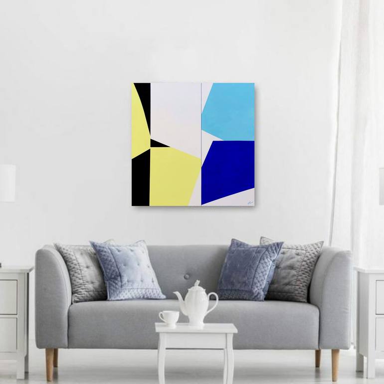 Original Minimalism Abstract Painting by Anna Medvedeva