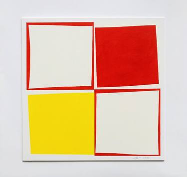 Geometric Composition Yellow & Red thumb