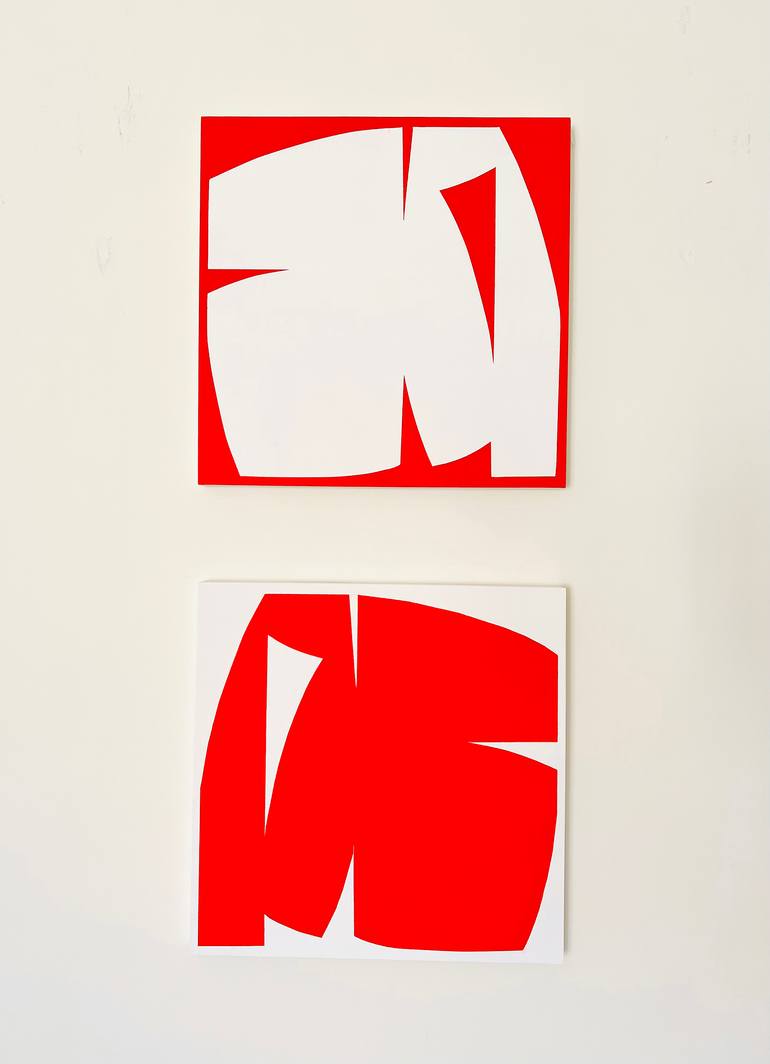 Original Minimalism Abstract Painting by Anna Medvedeva