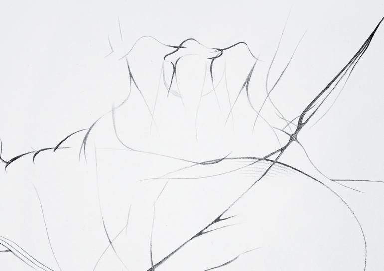 Original Contemporary Abstract Drawing by Elizaveta Berkutova