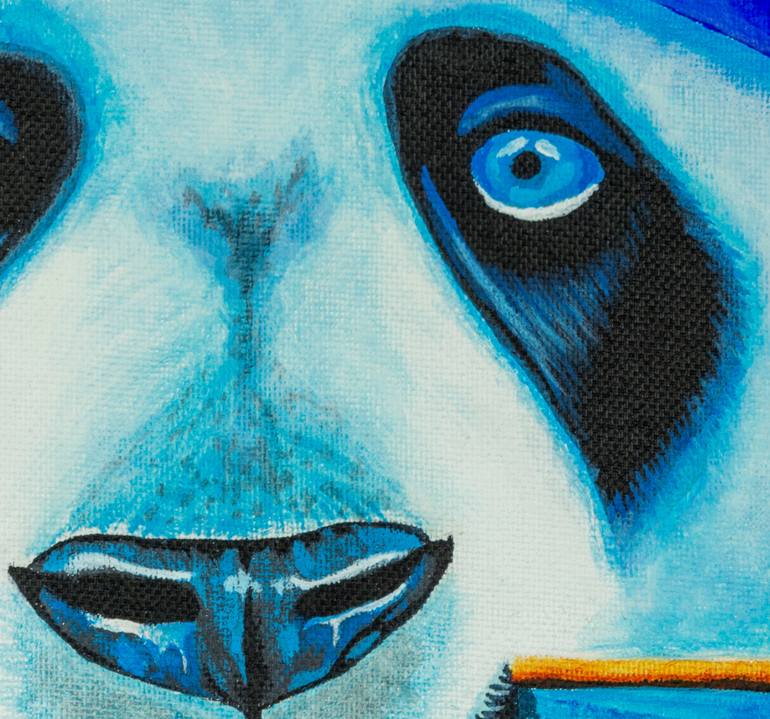 Original Abstract Animal Painting by Mikey Lee