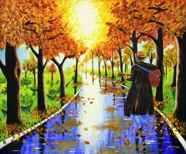 Original Fine Art Nature Painting by Mikey Lee