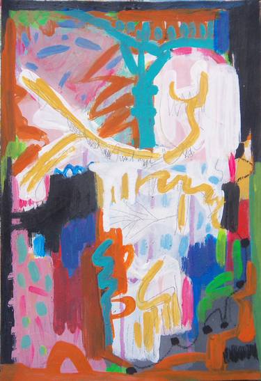 Copy of #1431 Colorful Abstract Painting thumb