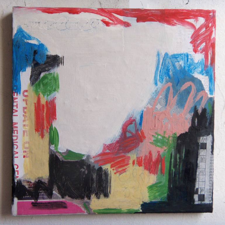 Original Abstract Expressionism Abstract Painting by Sari Noy Azaria