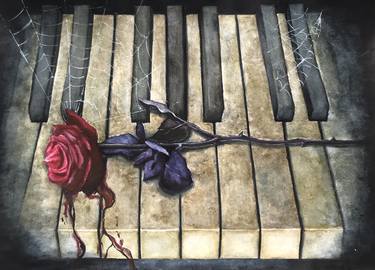 Print of Music Paintings by Denysa Pavlova