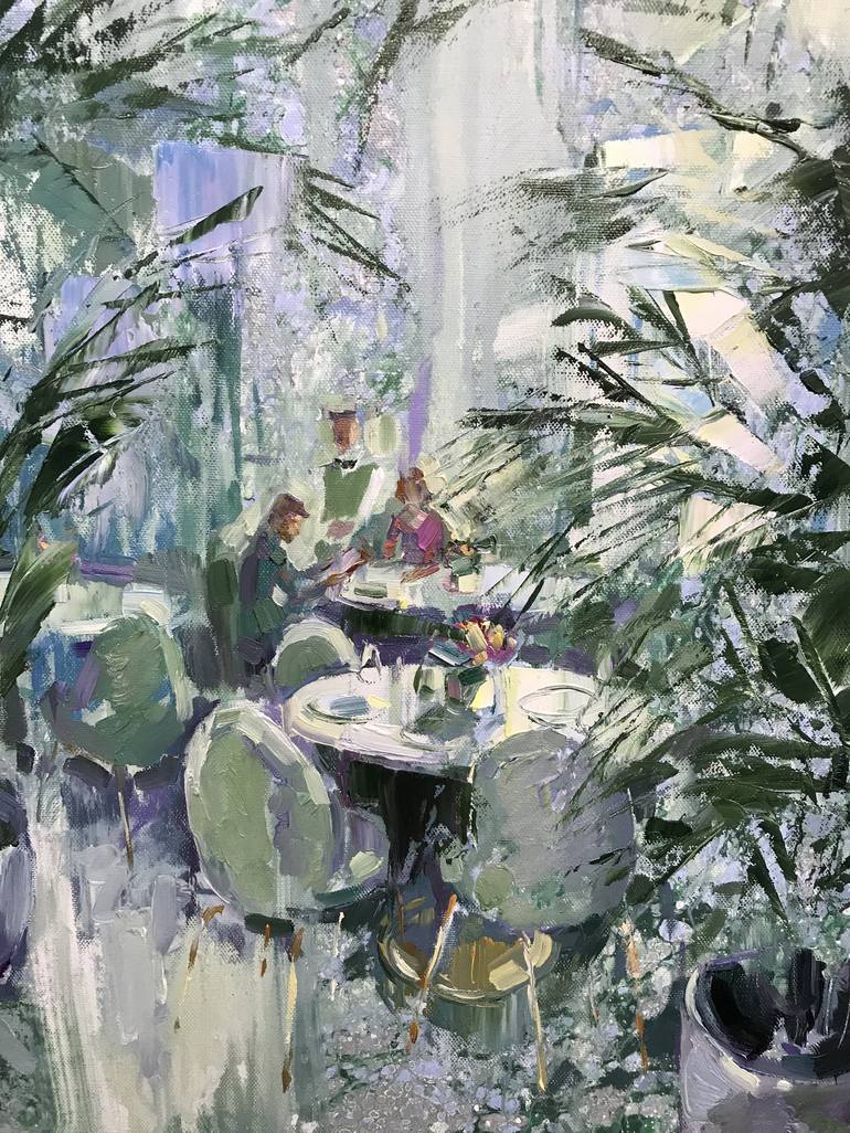 Original Impressionism Interiors Painting by Maria Timofeeff