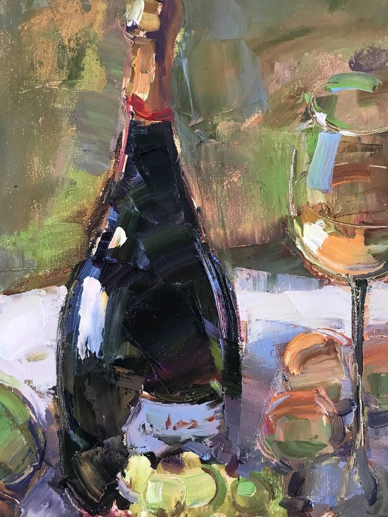 Original Impressionism Food & Drink Painting by Maria Timofeeff