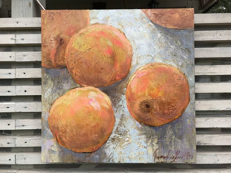 Original Fine Art Food Painting by Maria Timofeeff