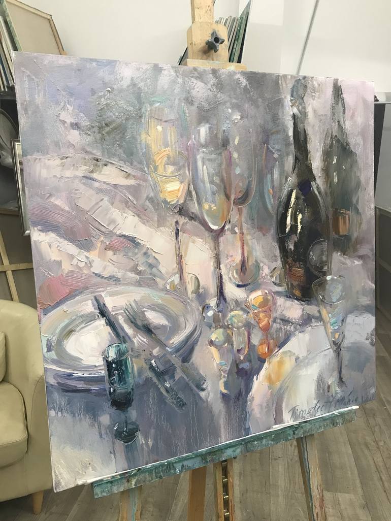 Original Impressionism Still Life Painting by Maria Timofeeff