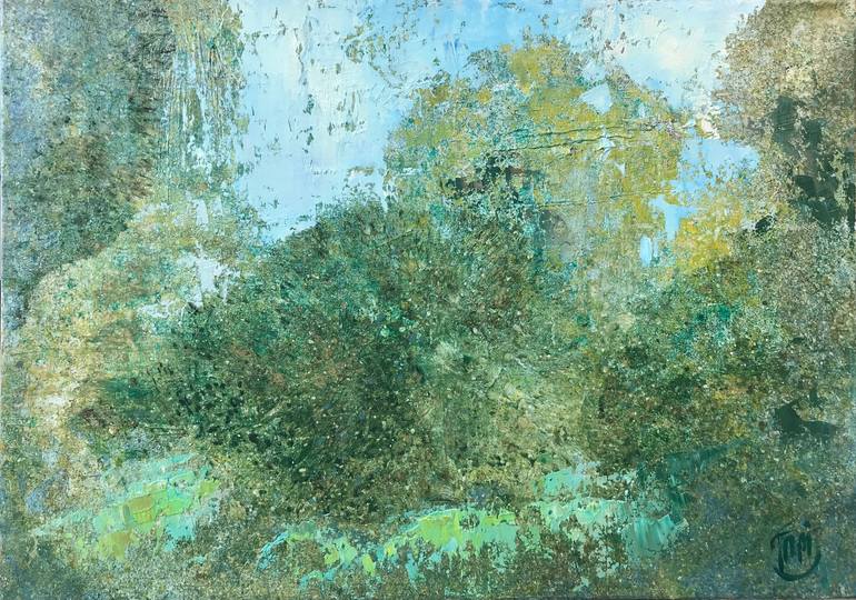 Shades of green Painting by Maria Timofeeff | Saatchi Art