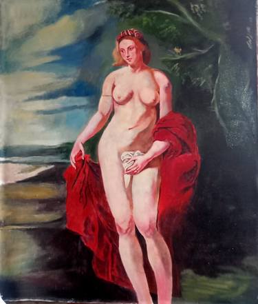 Original Fine Art Nude Paintings by Supratim Ghosh