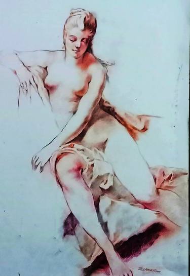 Original Nude Drawings by Supratim Ghosh