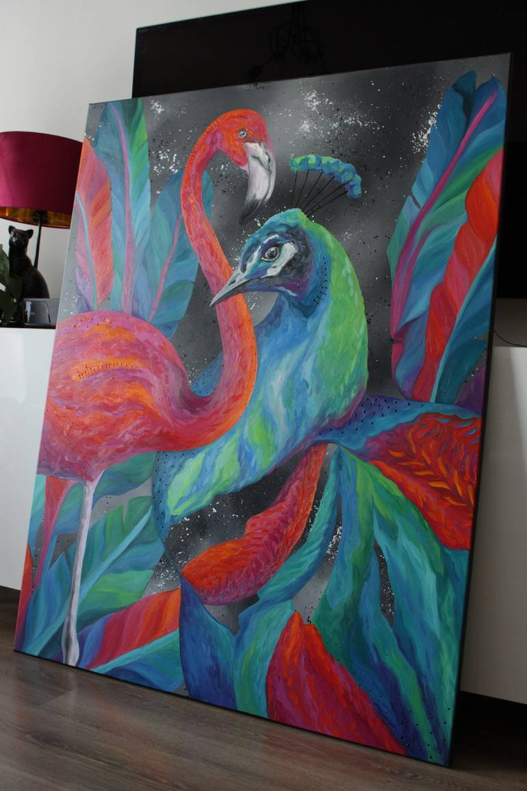 Original Contemporary Animal Painting by Monika Mrowiec