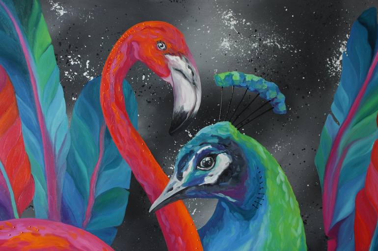 Original Contemporary Animal Painting by Monika Mrowiec