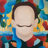 Faces and symbols – Jeff Koons Painting by Monika Mrowiec