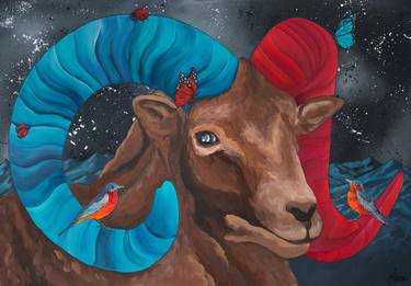 Original Animal Paintings by Monika Mrowiec