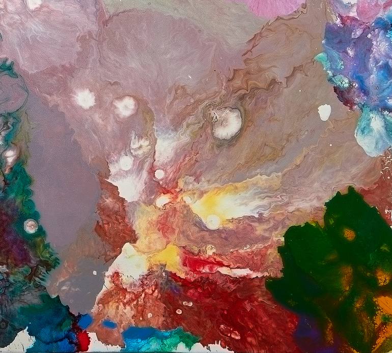 Original Abstract Expressionism Abstract Painting by Robert Dita
