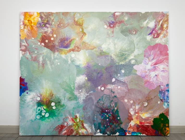 Original Abstract Expressionism Abstract Painting by Robert Dita