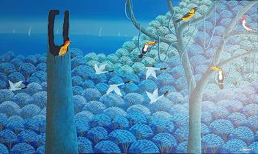 Original Nature Paintings by Gutemberg Coelho
