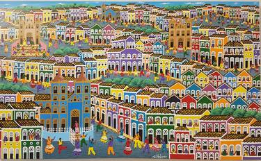 Original Fine Art Cities Paintings by Gutemberg Coelho