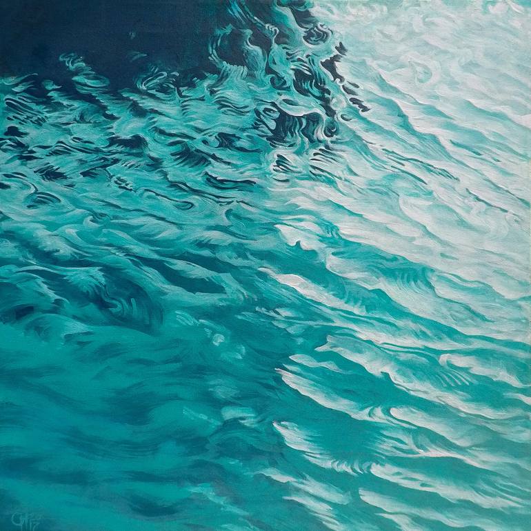 Cenote 12 Painting by Gary Holling | Saatchi Art