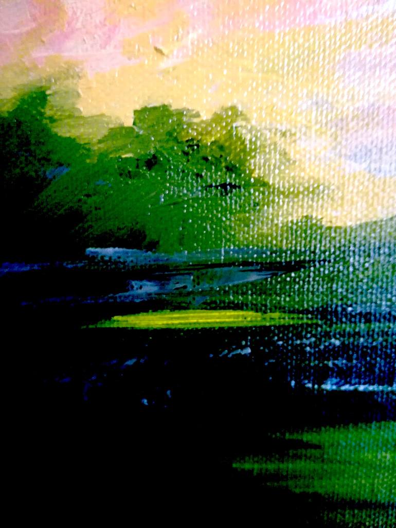 Original Impressionism Landscape Painting by Nelly Marlier