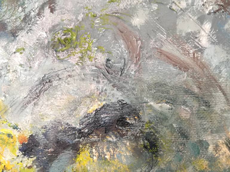 Original Expressionism Nature Painting by Nelly Marlier