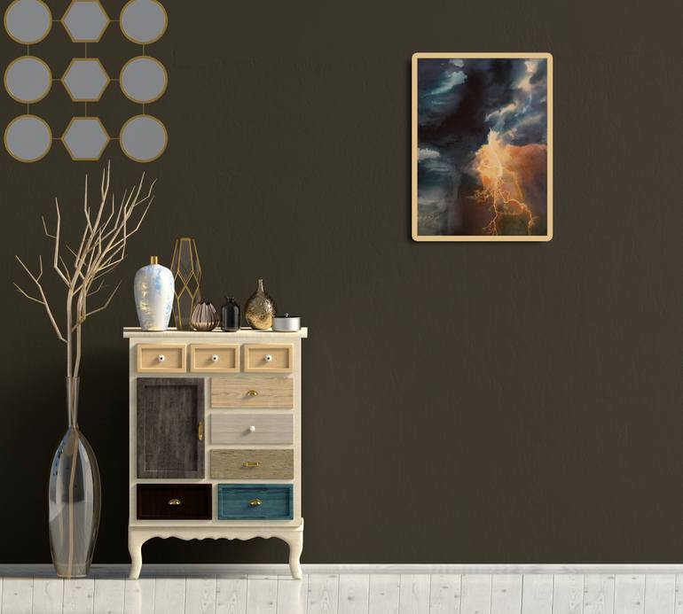 Original Impressionism Nature Painting by Victoria Lyashenko