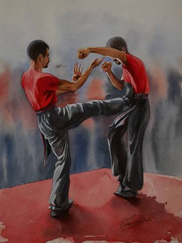 Print of Fine Art Sport Paintings by Victoria Lyashenko