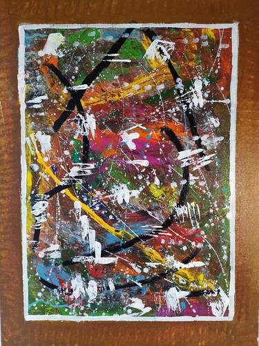 Original Abstract Expressionism Abstract Painting by Anandi Yadav