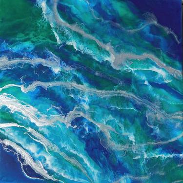 Original Abstract Seascape Paintings by Donna Howard