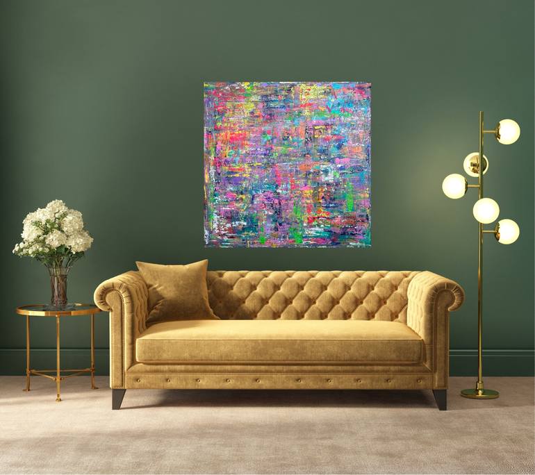 Original Modern Abstract Abstract Painting by Simone Braun