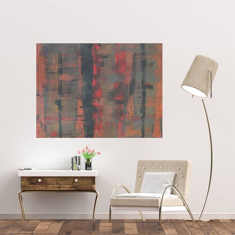 Original Abstract Expressionism Abstract Painting by Simone Braun