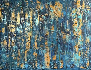 Original Abstract Expressionism Abstract Painting by Simone Braun