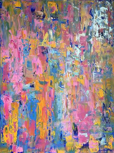 Original Abstract Expressionism Abstract Painting by Simone Braun