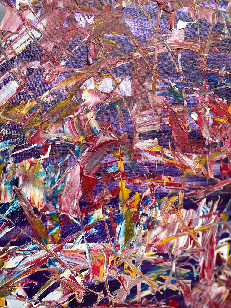 Original Abstract Expressionism Abstract Painting by Simone Braun