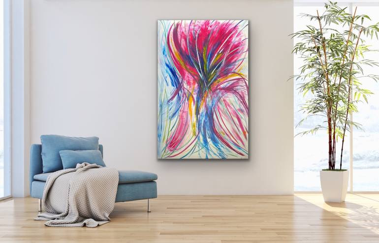 Original Fine Art Abstract Painting by Simone Braun