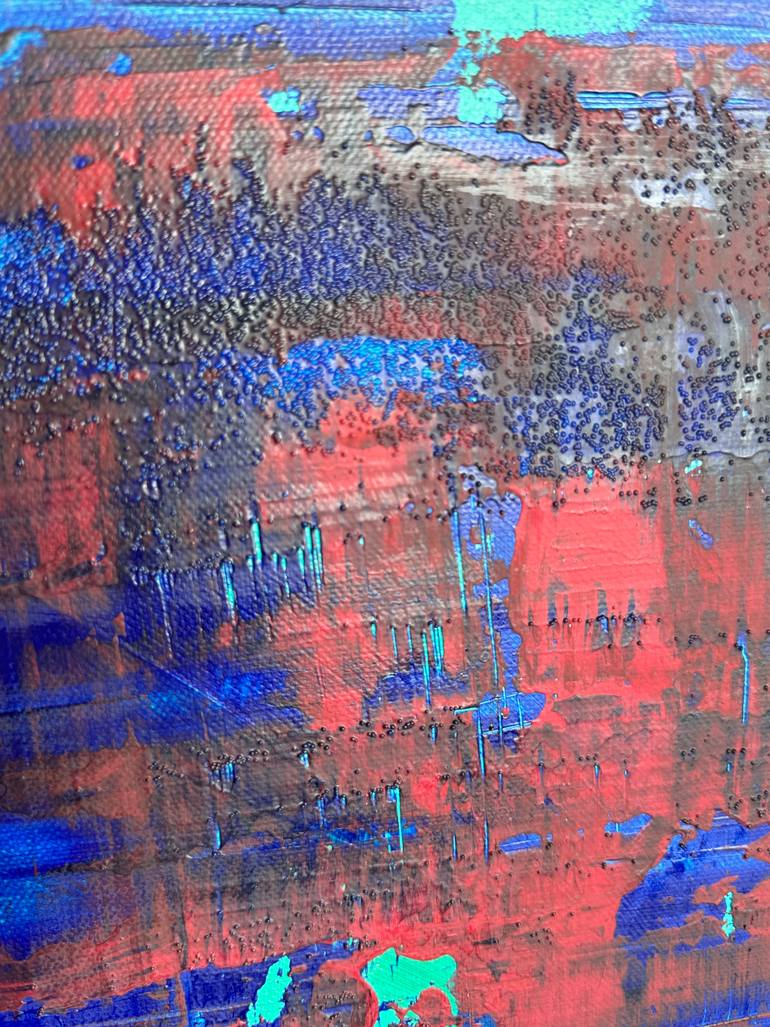 Original Abstract Expressionism Abstract Painting by Simone Braun