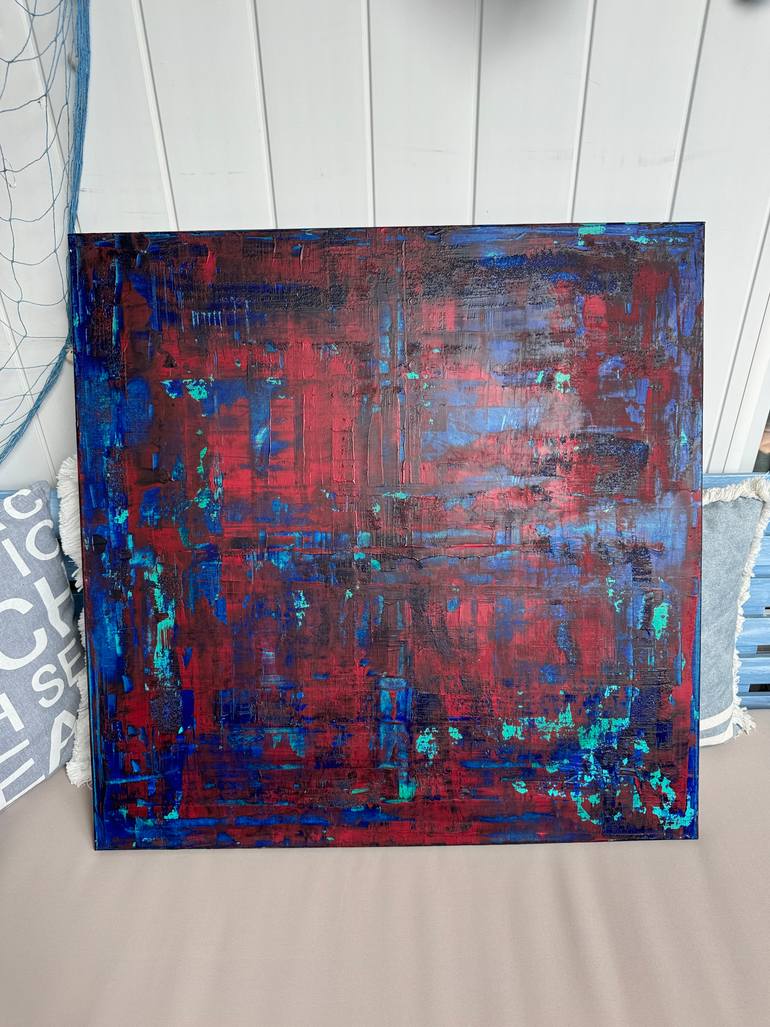 Original Abstract Expressionism Abstract Painting by Simone Braun