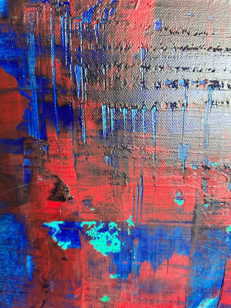 Original Abstract Expressionism Abstract Painting by Simone Braun