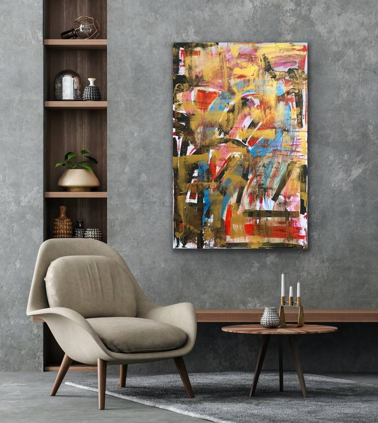 Original Expressionism Abstract Painting by Simone Braun