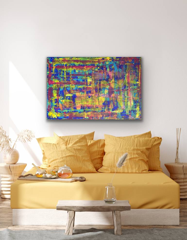 Original Abstract Expressionism Abstract Painting by Simone Braun