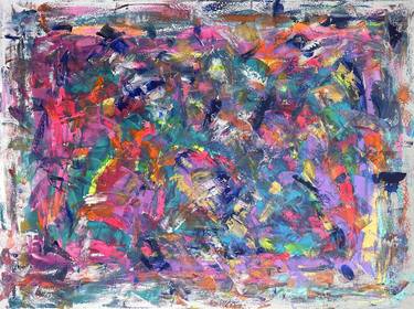 Original Abstract Expressionism Abstract Paintings by Simone Braun