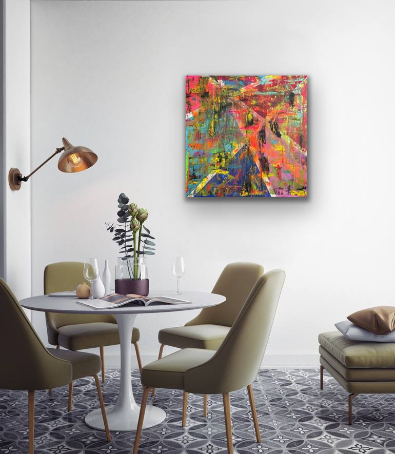 Original Abstract Painting by Simone Braun