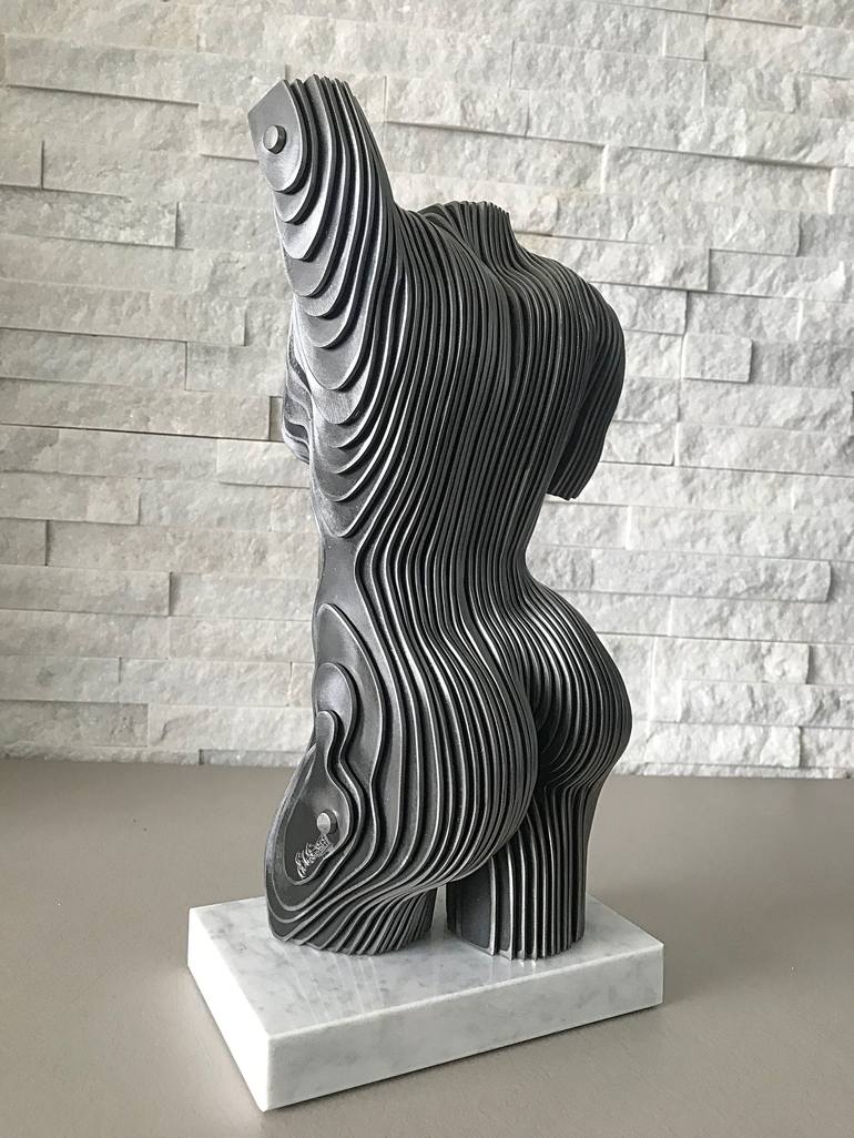 Original Abstract Sculpture by Castrovinci Filippo Pietro